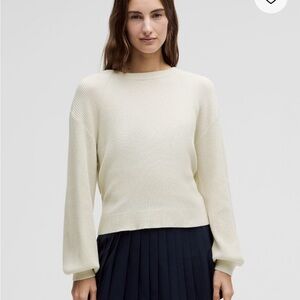 Lululemon Reversible Crossover Sweater - Bone M